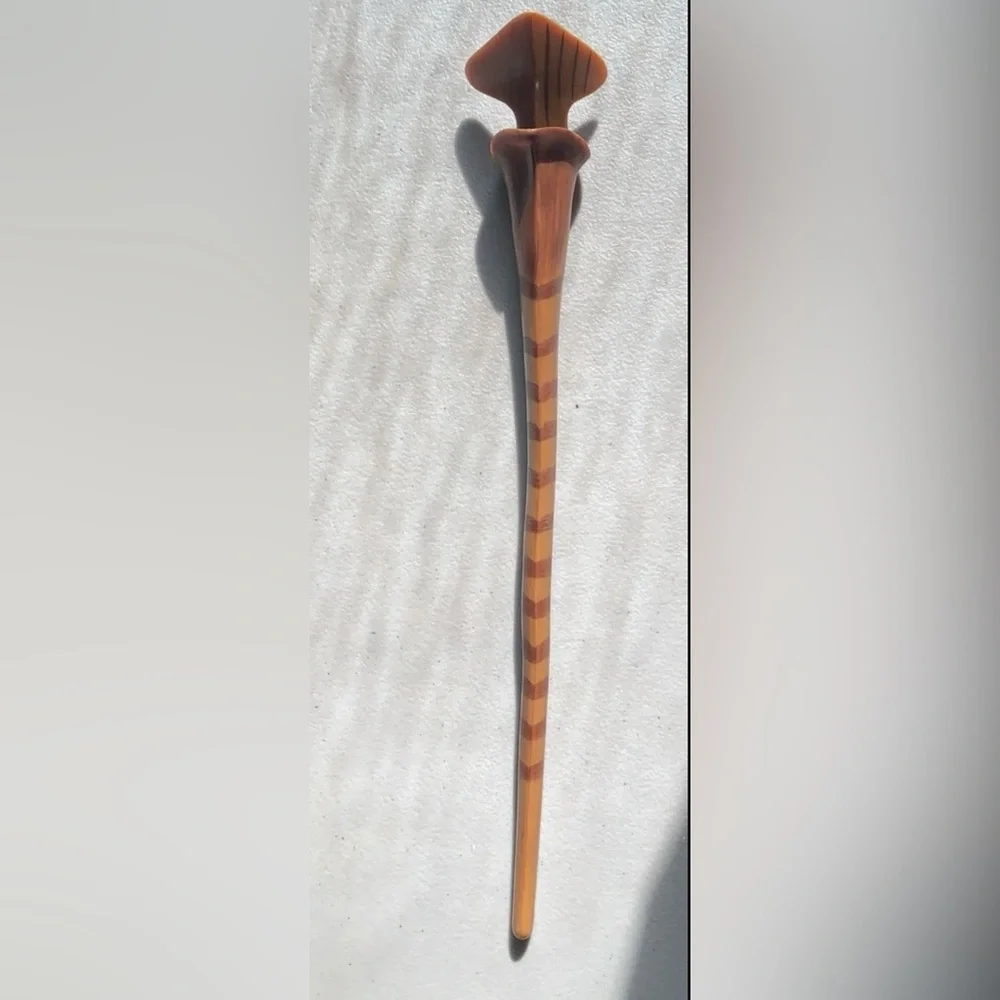 Harry Potter Mystery Wand Brown Tan 11.75” x 1.87” Patronus Series Books No Box